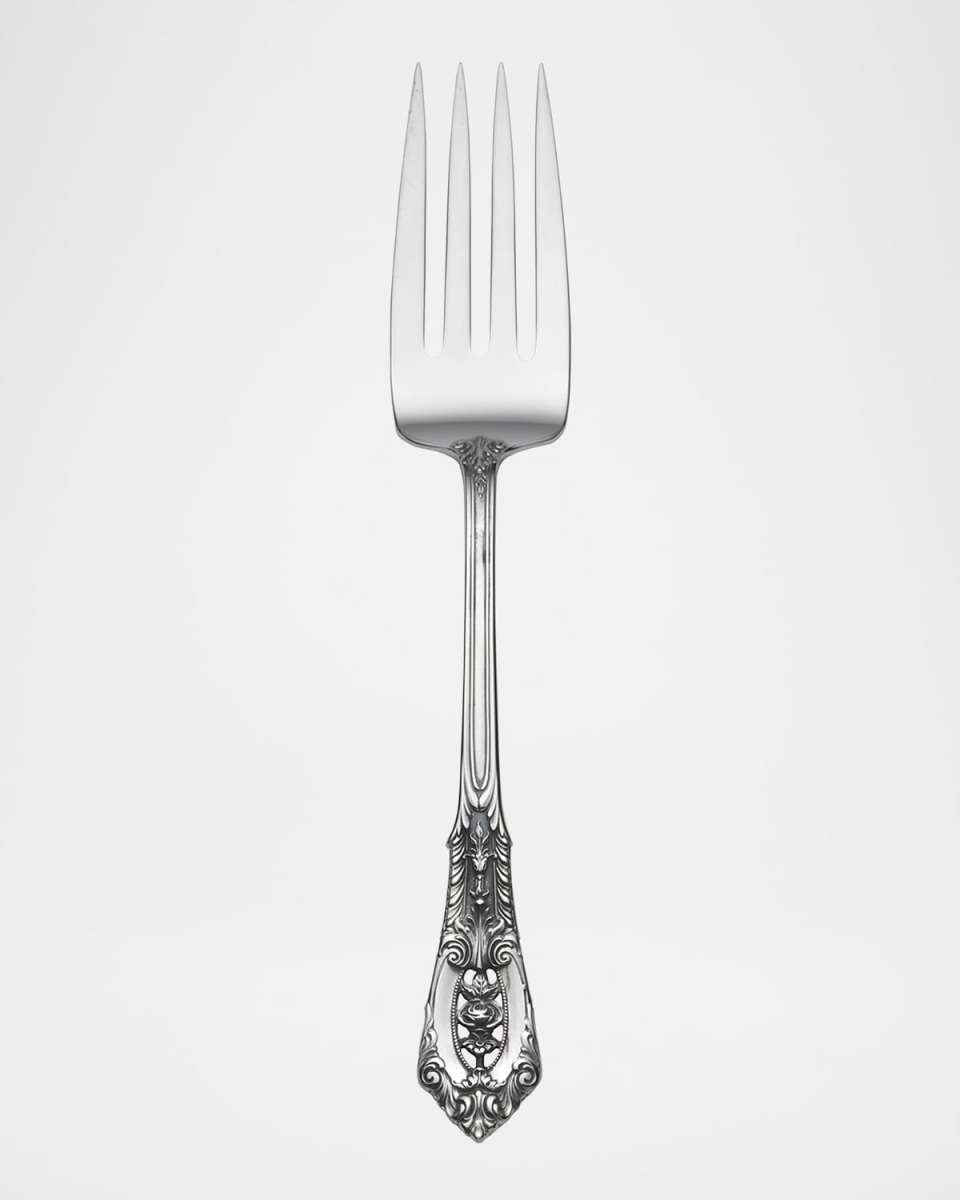 Rose Point Cold Meat Fork